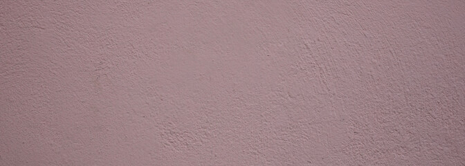 Stucco painted wall texture background, purple color, banner