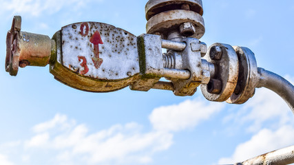 Equipment of an oil well