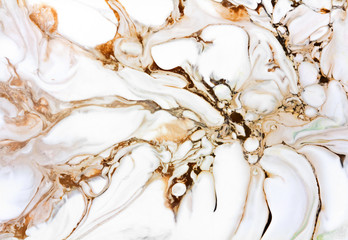 marble background of a mix color paints