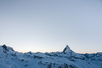 Matterhorn Abendstimmung