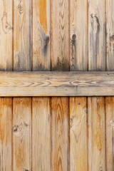 Wooden planks on the fence as abstract background