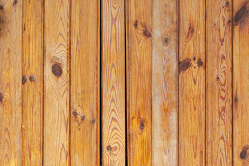 Wooden planks on the fence as abstract background