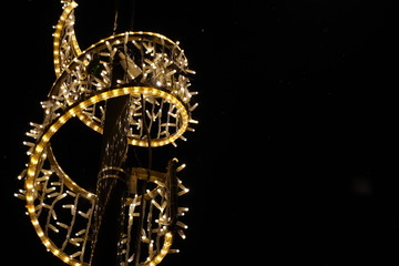 street light at night