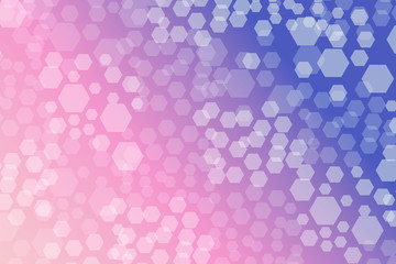 Hexagon Bokeh lights gradient background template