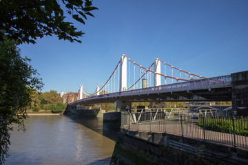 Chelsea bridge from Battersea Park