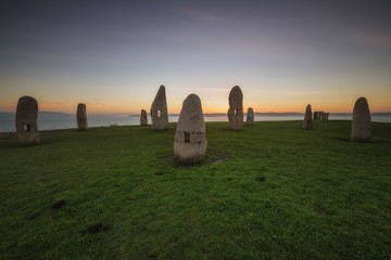 Paseo de los Menhires, A Coruña