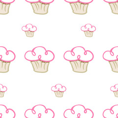 Cup cake pattern design