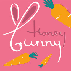 Easter Card. Vector Illustration.