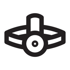 Vector icon for Head lamp
