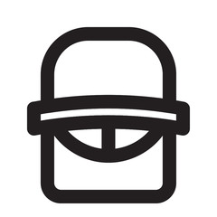 Vector icon for Helmet