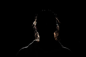 Silhouette of a woman - 251203965