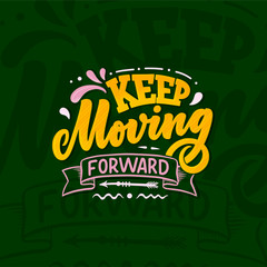 Fototapeta premium Inspirational quote. Hand drawn vintage illustration with lettering and decoration elements. Drawing for prints on t-shirts and bags, stationary or poster.