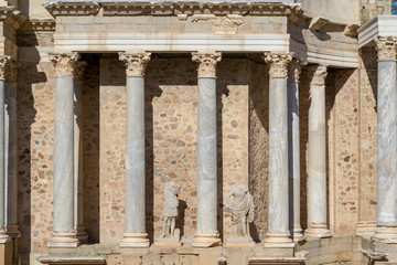 Fototapeta premium Classic Roman amphitheater located in Merida (Spain)