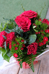 bouquet de roses rouges