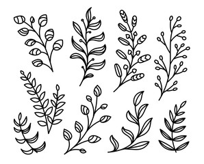 Happy Easter art elements. Vector elements for Easter banners, flyers, backgrounds