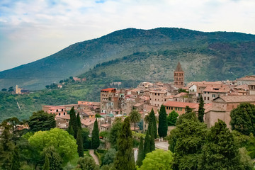 Fototapeta na wymiar panoramic view of italy