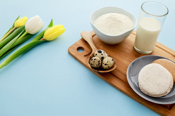 Healthy breakfast ingredients.