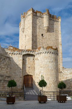 The castle of Coria (Spain)