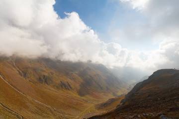 Timmelsjoch Pass in Italy in Summer