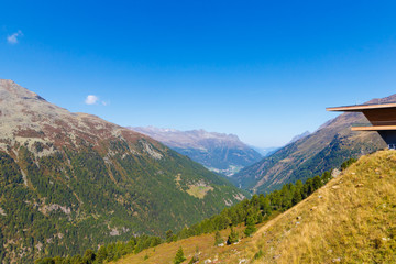 Timmelsjoch Pass in Austria in Summer