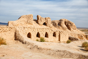 Ruins of fortress Toprak-Kala