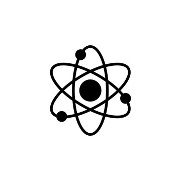 Atom icon vector. Atom vector design. sign design. flat style. Vector EPS 10