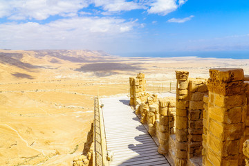 Remains of the fortress of Masada