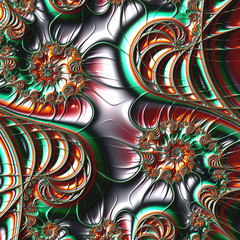 Digital artwork, fractal design, geometric texture, Abstract background 