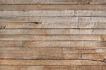 Texture of old wooden boards in brown tones