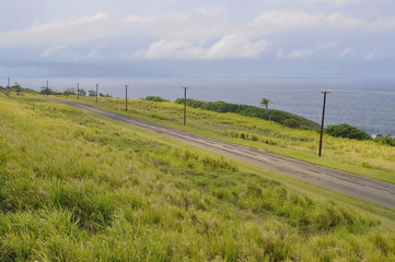Fototapeta na wymiar Road in St. Kitts