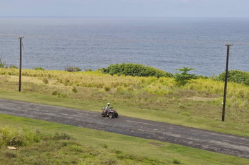 Buggy on the Road in St. Kitts