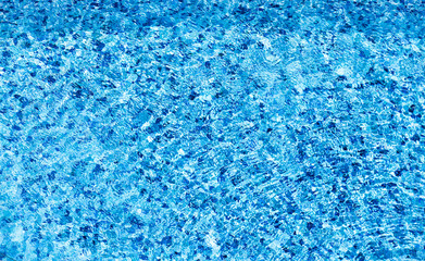 Fototapeta na wymiar Pool water top view, background texture
