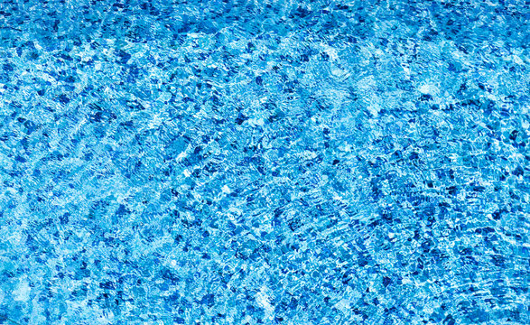 Pool water top view, background texture