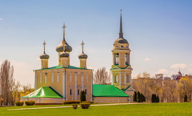 Assumption Admiralty Church on  embankment in Voronezh