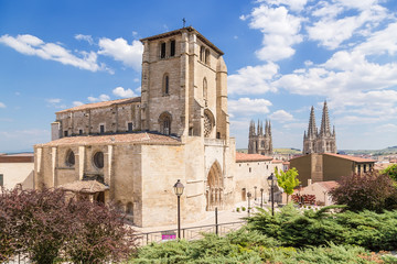 Fototapeta na wymiar Burgos, Spain. Iglesia de San Esteban, XII-XIV cent.