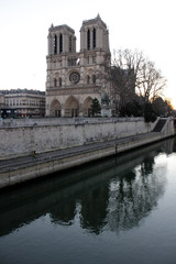 Fototapeta na wymiar Paris - Cathédrale Notre-Dame de Paris