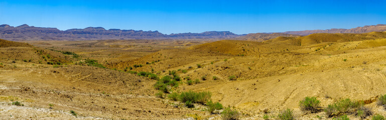 Panoramic landscape of HaMakhtesh HaGadol