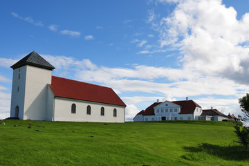 Fototapeta na wymiar Island; Iceland; Bessastaðir; Amtssitz des Präsidenten