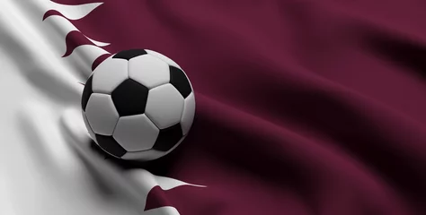 Fotobehang Coupe du monde de Football au Qatar en 2022 © Fox_Dsign