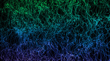 Background with color lines. Different shades and thickness.