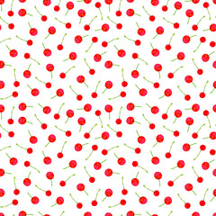 Seamless floral pattern on a white background.Pink cherry, plum ,pear ,apple blossom. Spring and summer watercolor illustration.Scrapbooking, handmade hobby paper sheet.