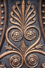 detail of an old door