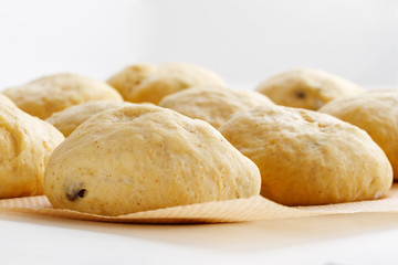 fragrant hot cross buns for the Easter table