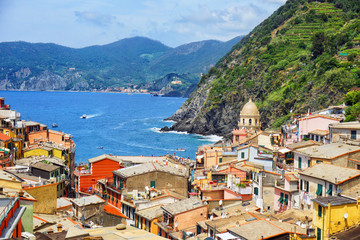 Town Vernazza in Cinque Terre