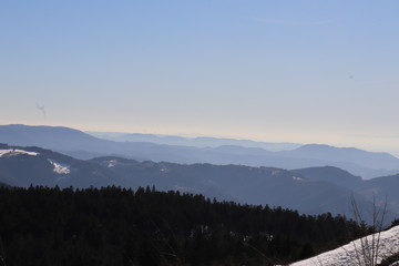 Schwarzwaldhochstrasse Blick nach Süden