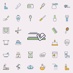acupuncture outline icon. spa icons universal set for web and mobile