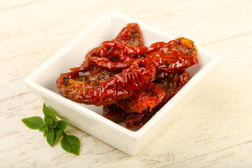 Dried tomato in olive oil