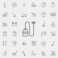 Obraz premium vacuum cleaner icon. Cleaning icons universal set for web and mobile
