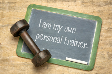 I am my own personal trainer