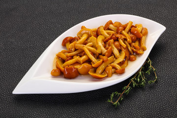 Pickled honey agaric